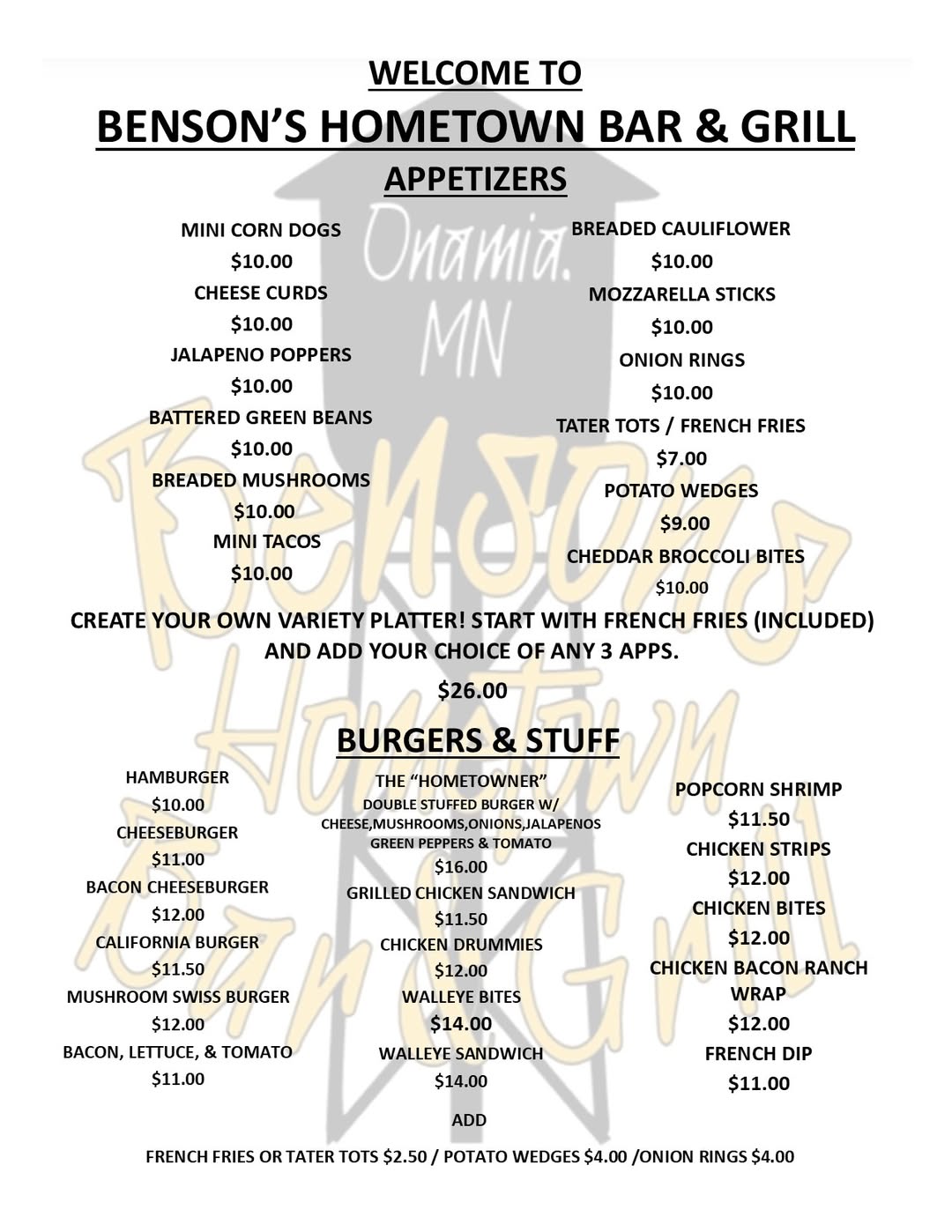 New Menu 2