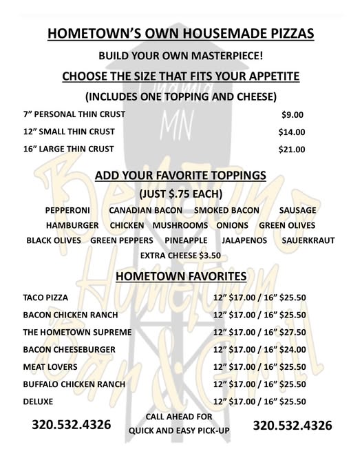 Updated Menu 2